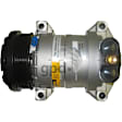 1997 Chevrolet Astro - 4-Piece Kit A/C Compressor, Without Rear Air Conditioning; 5 Groove; H; Front Exp Valve 3411243; Oring Seal Kit 132127; Acum/ Drier 141134; 511337, With Clutch, 6-Groove Pulley, 4.3L 6Cyl