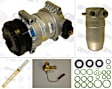 1998 Chevrolet K1500 Suburban - 5-Piece Kit A/C Compressor, 6 Groove; H6; Front Exp Valve 3411296; O-Ring Seal Kit 1321277; 6511339; Acum/Drier 1411365; Rear Exp Valve 3411320; With Rear A.C., With Clutch, 6-Groove Pulley, 5.7L 8Cyl