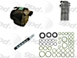 1993 Cadillac Fleetwood - 4-Piece Kit A/C Compressor, 6 Groove, 6511351, O-Ring Seal Kit 1321265, Front Exp Valve 3411249, Acum/Drier 1411288, Without Hdc, Scroll Replacement For 7511351 R4, With Clutch, 6-Groove Pulley, 5.7L 8Cyl
