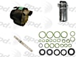 1991 Buick Roadmaster - 4-Piece Kit A/C Compressor, 6 Groove; Front Exp Valve 3411243; O-Ring Seal Kit 1321263; Acum/Drier 141129; 6511351; Scroll Replacement For 7511351 R4, With Clutch, 6-Groove Pulley, 5.0L 8Cyl