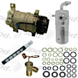 9611751 5-Piece Kit A/C Compressor, With Clutch, 4-Groove Pulley, Includes (1) A/C Compressor, (1) A/C Accumulator, (1) A/C Orifice Tube, (1) A/C Expansion Valve and (1) A/C O-Ring and Gasket Seal Kit