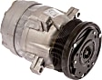 1999 Pontiac Grand Prix - 4-Piece Kit A/C Compressor,  Groove; V5; Acum/ Drier 141130; Oring Seal Kit 132122; Front Exp Valve 3411255; 511398, With Clutch, 6-Groove Pulley, 3.8L 6Cyl