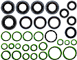 1999 Pontiac Grand Prix - 4-Piece Kit A/C Compressor,  Groove; V5; Acum/ Drier 141130; Oring Seal Kit 132122; Front Exp Valve 3411255; 511398, With Clutch, 6-Groove Pulley, 3.8L 6Cyl