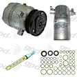 9611764 A/C Compressor Kit, Includes (1) A/C Compressor, (1) A/C Accumulator, (1) A/C Orifice Tube, (1) A/C O-Ring and Gasket Seal Kit