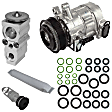9612101 4-Piece Kit A/C Compressor, With Clutch, 5-Groove Pulley, 1.5L, 4Cyl, Includes (1) A/C Compressor, (1) A/C Desiccant Bag, (1) A/C Expansion Valve and (1) A/C O-Ring and Gasket Seal Kit