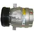 9612178A A/C Compressor, With Clutch, 6-Groove Pulley, 2.5L, 4Cyl