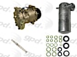 1999 Chevrolet Express 1500 - 4-Piece Kit A/C Compressor, Without Rear Air Conditioning;  Groove; Front Exp Valve 3411243; Oring Seal Kit 1321274; 512124; Acum/ Drier 141144; Sanden Replacement, With Clutch, 6-Groove Pulley, 4.3L 6Cyl
