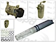 9612813 GPD A/C Compressor Kit, With Clutch, 4-Groove Pulley, 8 Cyl., 5.3/6.0L Engine, includes A/C Accumulator, A/C Expansion Valve, A/C Orifice Tube, and A/C O-Ring and Gasket Seal Kit