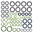 2007 Chevrolet Uplander - 4-Piece Kit A/C Compressor,  Groove; O-Ring Seal Kit 1321328; Acum/Drier 141175; 512553; Front Exp Valve 3411810; Msc130, With Clutch, 6-Groove Pulley, 3.9L 6Cyl