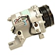 2007 Chevrolet Uplander - 4-Piece Kit A/C Compressor,  Groove; O-Ring Seal Kit 1321328; Acum/Drier 141175; 512553; Front Exp Valve 3411810; Msc130, With Clutch, 6-Groove Pulley, 3.9L 6Cyl