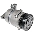 2009 Chevrolet Aveo5 - 4-Piece Kit A/C Compressor, 5 Groove, V5, Front Exp Valve 3411868, O-Ring Seal Kit 1321359, 6512783, Condenser 3877C, With Clutch, 5-Groove Pulley, 1.6L 4Cyl, GPD OE Replacement