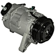 2015 GMC Acadia SLT 6 Cyl 3.6L - 4-Piece Kit A/C Compressor, 6513003, Front Exp Valve 3411582, O-Ring Seal Kit 1321328, Acum/Drier 1411951, Without Rear A.C., With Clutch, 6-Groove Pulley, 3.6L 6Cyl