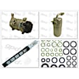 9614813 4-Piece Kit A/C Compressor, With Clutch, 4-Groove Pulley, Includes (1) A/C Compressor, (1) A/C Accumulator, (1) A/C Orifice Tube and (1) A/C O-Ring and Gasket Seal Kit