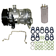 9621604 A/C Compressor Kit, Includes (1) A/C Compressor, (1) A/C Accumulator, (1) A/C Discharge and Liquid Line, (1) A/C O-Ring and Gasket Seal Kit