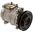 2000 Chrysler Intrepid - 4-Piece Kit A/C Compressor, 10Pa17C; 1 Groove; 511523; Acum/Drier 14113; O-Ring Seal Kit 1321238; Front Exp Valve 3411312, With Clutch, 1-Groove Pulley, 3.2L 6Cyl