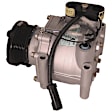 2000 Dodge Ram 3500 Van - 6-Piece Kit A/C Compressor, 7 Groove; Front Exp Valve 341124; Oring Seal Kit 1321244; 6511264; Condenser 4934C; Rear Exp Valve 3411394; Acum/ Drier 1411661; Trf/S105; With Rear AC, With Clutch, 7-Groove Pulley, 5.2L 8Cyl, GPD OE Replacement