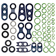 1996 Dodge B2500 - 5-Piece Kit A/C Compressor, 7 Groove; Rear Exp Valve 3411260; Front Exp Valve 341124; Acum/Drier 1411536; O-Ring Seal Kit 1321244; 6511553; Tr105; With Rear A.C., With Clutch, 7-Groove Pulley, 5.2L 8Cyl
