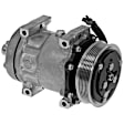 1992 Jeep Comanche - 4-Piece Kit A/C Compressor, With Clutch, 6-Groove Pulley, 2.5L, includes (1) A/C Compressor and (1) A/C Service Kit (A/C Accumulator, A/C Expansion Valve, and A/C O-Ring and Gasket Seal Kit)