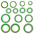 9622940 4-Piece Kit A/C Compressor, With Clutch, 6-Groove Pulley, Includes (1) A/C Compressor, (1) A/C Receiver Drier, (1) A/C Expansion Valve and (1) A/C O-Ring and Gasket Seal Kit