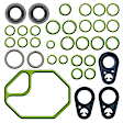 2006 Jeep Wrangler - 5-Piece Kit A/C Compressor, With Clutch, 6-Groove Pulley, 4.0L 6Cyl, GPD OE Replacement  Includes (1) A/C Compressor, (1) A/C Condenser, and (1) A/C Service Kit (A/C Orifice Tube, A/C Receiver Drier, and A/C O-Ring and Gasket Seal Kit)