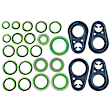 2009 Volkswagen Routan - 4-Piece Kit A/C Compressor, With Clutch, 6-Groove Pulley, 4.0L, includes (1) A/C Compressor and (1) A/C Service Kit (A/C Expansion Valve, A/C Receiver Drier, and A/C O-Ring and Gasket Seal Kit)