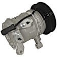 2012 Ram 1500 - 4-Piece Kit A/C Compressor, With Clutch, 6-Groove Pulley, 3.7L 6Cyl, Includes (1) A/C Compressor and (1) A/C Service Kit (A/C Expansion Valve, A/C O-Ring and Gasket Seal Kit, and Drier Desiccant Element)