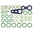 2009 Chrysler PT Cruiser - 4-Piece Kit A/C Compressor, Naturally Aspirated, 10S17C;  Groove; Oring Seal Kit 1321325; Acum/ Drier 111819; Front Liquid Line 811700; 6512112, With Clutch, 4-Groove Pulley, 2.4L 4Cyl