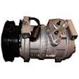 2009 Chrysler PT Cruiser - 4-Piece Kit A/C Compressor, Naturally Aspirated, 10S17C;  Groove; Oring Seal Kit 1321325; Acum/ Drier 111819; Front Liquid Line 811700; 6512112, With Clutch, 4-Groove Pulley, 2.4L 4Cyl