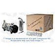 9631257 A/C Compressor, With Clutch, 6-Groove Pulley, 3.5L, 6Cyl