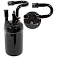 1993 Ford Ranger - 5-Piece Kit A/C Compressor, 6 Groove; Front Exp Valve 31127; Fs10; Acum/Drier 111332; Condenser 258C; O-Ring Seal Kit 1321256; 65116, With Clutch, 6-Groove Pulley, 2.3L 4Cyl