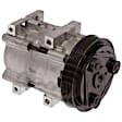 1993 Ford Ranger - 5-Piece Kit A/C Compressor, 6 Groove; Front Exp Valve 31127; Fs10; Acum/Drier 111332; Condenser 258C; O-Ring Seal Kit 1321256; 65116, With Clutch, 6-Groove Pulley, 2.3L 4Cyl