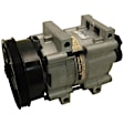 9631928 A/C Compressor, With Clutch, 4-Groove Pulley, 3.0L, 6Cyl