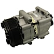 9632001A 5-Piece Kit A/C Compressor, With Clutch, 8-Groove Pulley, 7.3L, 8Cyl, Includes (1) A/C Compressor, (1) A/C Accumulator, (1) A/C Orifice Tube, (1) A/C O-Ring and Gasket Seal Kit and (1) A/C Condenser