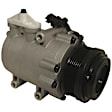 9632857 4-Piece Kit A/C Compressor, With Clutch, 6-Groove Pulley, 4.6L, 8Cyl, Includes (1) A/C Compressor, (1) A/C Receiver Drier, (1) A/C Orifice Tube and (1) A/C O-Ring and Gasket Seal Kit