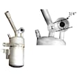 9633353B 5-Piece Kit A/C Compressor, With Clutch, 6-Groove Pulley, Includes (1) A/C Compressor, (1) A/C Accumulator, (1) A/C Orifice Tube, (1) A/C O-Ring and Gasket Seal Kit and (1) A/C Condenser