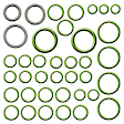9633401 4-Piece Kit A/C Compressor, With Clutch, 6-Groove Pulley, 4.6L, 8Cyl, Includes (1) A/C Compressor, (1) A/C Accumulator, (1) A/C Discharge and Liquid Line and (1) A/C O-Ring and Gasket Seal Kit
