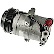 2012 Ford Escape - 4-Piece Kit A/C Compressor, GAS, With Clutch, 6-Groove Pulley, 2.5L 4Cyl, Includes (1) A/C Compressor and (1) A/C Service Kit (A/C Accumulator, A/C Expansion Valve, and A/C O-Ring and Gasket Seal Kit)