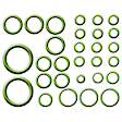 1993 Subaru Impreza - 4-Piece Kit A/C Compressor, With Clutch, 4-Groove Pulley, 1.8L, includes (1) A/C Compressor and (1) A/C Service Kit (A/C Expansion Valve, A/C Receiver Drier, and A/C O-Ring and Gasket Seal Kit)