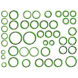 2005 BMW 320i - 5-Piece Kit A/C Compressor, 4 Groove; O-Ring Seal Kit 132130; Acum/Drier 141198; Front Exp Valve 3411445; Condenser 4994C; 512270; Csv13, With Clutch, 4-Groove Pulley, 2.2L 6Cyl, GPD A/C Compressor