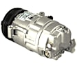 2005 BMW 320i - 5-Piece Kit A/C Compressor, 4 Groove; O-Ring Seal Kit 132130; Acum/Drier 141198; Front Exp Valve 3411445; Condenser 4994C; 512270; Csv13, With Clutch, 4-Groove Pulley, 2.2L 6Cyl, GPD A/C Compressor