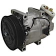 9641566A A/C Compressor, With Clutch, 6-Groove Pulley, 3.0L, 6Cyl