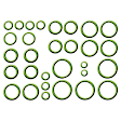 9641574 4-Piece Kit A/C Compressor, With Clutch, 4-Groove Pulley, 3.5L, 6Cyl, Includes (1) A/C Compressor, (1) A/C Receiver Drier, (1) A/C Expansion Valve and (1) A/C O-Ring and Gasket Seal Kit
