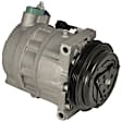 9641634A 4-Piece Kit A/C Compressor, With Clutch, 4-Groove Pulley, 3.5L, 6Cyl, GPD A/C Compressor, Includes (1) A/C Compressor, (1) A/C Expansion Valve, (1) A/C O-Ring and Gasket Seal Kit and (1) A/C Condenser