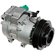 9641671A A/C Compressor, With Clutch, 6-Groove Pulley, 2.7L, 6Cyl, GPD A/C Compressor