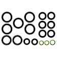 9641841A 5-Piece Kit A/C Compressor, With Clutch, 5-Groove Pulley, 2.2L, 4Cyl Includes (1) A/C Compressor, (1) A/C Accumulator, (1) A/C Expansion Valve, (1) A/C O-Ring and Gasket Seal Kit and (1) A/C Condenser