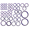 2012 Volkswagen Beetle - 4-Piece Kit A/C Compressor, O-Ring Seal Kit 1321301; Front Exp Valve 3411780; Condenser 3889C; 612321; Pxe16;  +  Groove, With Clutch, 5-Groove Pulley, 2.5L 5Cyl, GPD OE Replacement