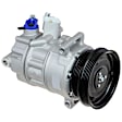 2012 Volkswagen Beetle - 4-Piece Kit A/C Compressor, O-Ring Seal Kit 1321301; Front Exp Valve 3411780; Condenser 3889C; 612321; Pxe16;  +  Groove, With Clutch, 5-Groove Pulley, 2.5L 5Cyl, GPD OE Replacement