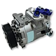 9641885A 4-Piece Kit A/C Compressor, With Clutch, 6-Groove Pulley, 2.0L, 4Cyl, GPD OE Replacement, Includes (1) A/C Compressor, (1) A/C Expansion Valve, (1) A/C O-Ring and Gasket Seal Kit and (1) A/C Condenser