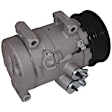 9641957A 4-Piece Kit A/C Compressor, With Clutch, 7-Groove Pulley, GPD OE Replacement, Includes (1) A/C Compressor, (1) A/C Expansion Valve, (1) A/C O-Ring and Gasket Seal Kit and (1) A/C Condenser