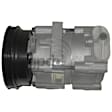 9641989 4-Piece Kit A/C Compressor, With Clutch, 4-Groove Pulley, 2.4L, 4Cyl, Includes (1) A/C Compressor, (1) A/C Receiver Drier, (1) A/C Expansion Valve and (1) A/C O-Ring and Gasket Seal Kit
